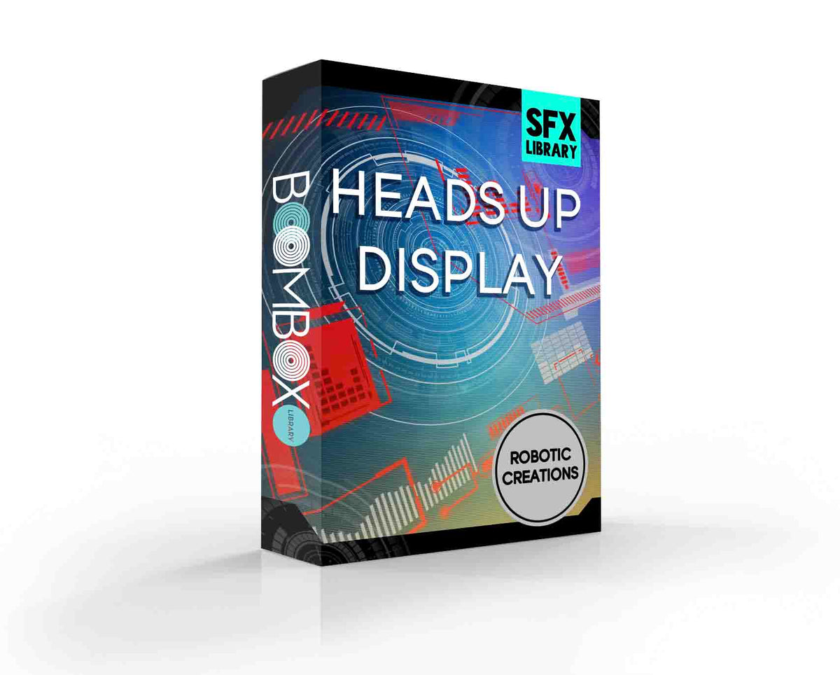 Robotic Creations: Heads Up Display SFX Library – Boom Box Library